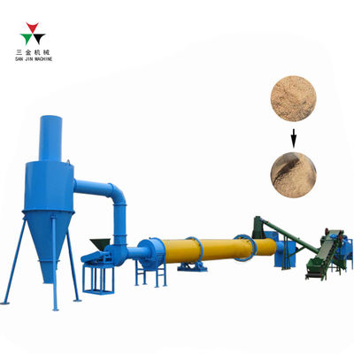 calidad  Sustainable Biomass Flour Pellet Flour Wood Alfalfa Air Circulation Wet Drying Processing Pipe Drying Stove Ce Approved Professional Sawdust Dryer Machine fábrica