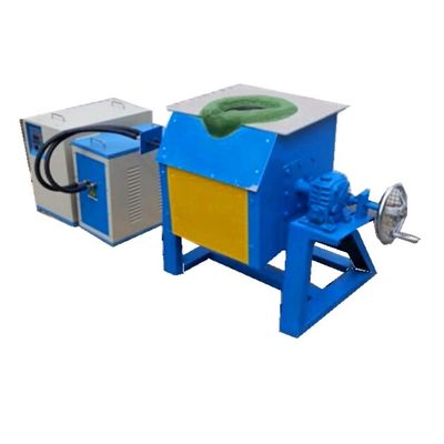 calidad  25kw Energy Saving Tilting Sinter Machine Melting Furnace For Aluminum Foundry fábrica